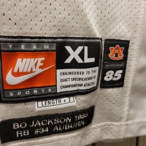 Bo Jackson Nike college jersey.
